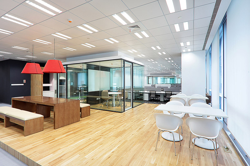 办公室装修后街装潢区域划分解说