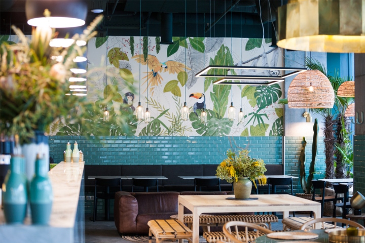 春意盎然的环保餐厅设计