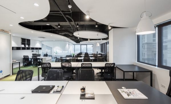 从哪里可以看到办公室装修的样板？