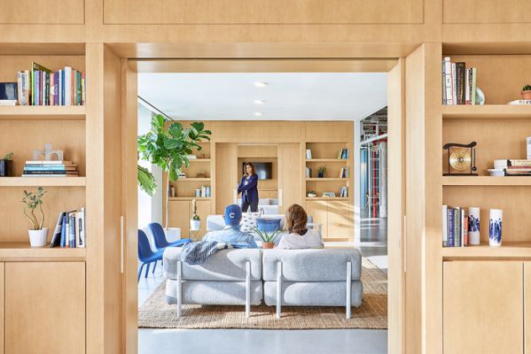 上海办公室设计的书架应该如何摆放？