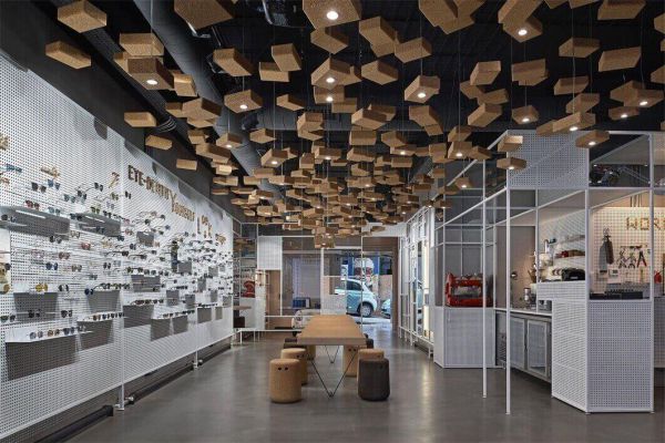 眼镜店办公室装修设计的多功能空间