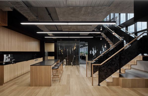 雅马哈新总部的办公室装修情况